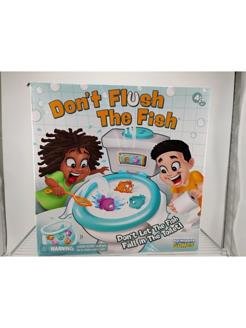 Dont Flush The Fish Kids Board Game Fun Toy Interactive Play